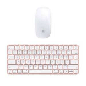 Apple Magic Keyboard & Mouse in Pink